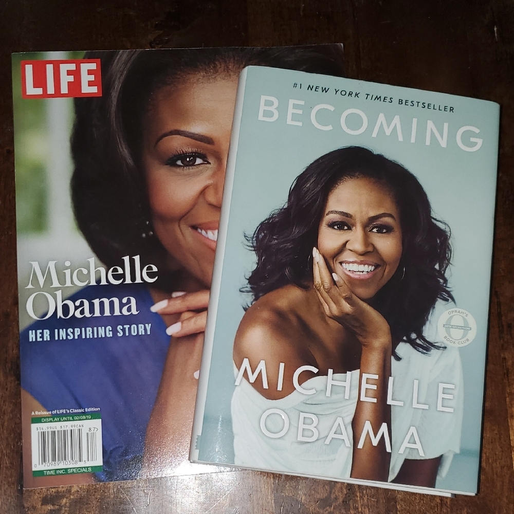New 1st Edition- Becoming Michelle Obama & Life Magazine Michelle Obama Edition